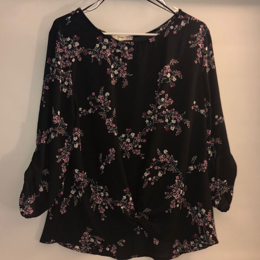 Pink Republic Flowy Floral Top